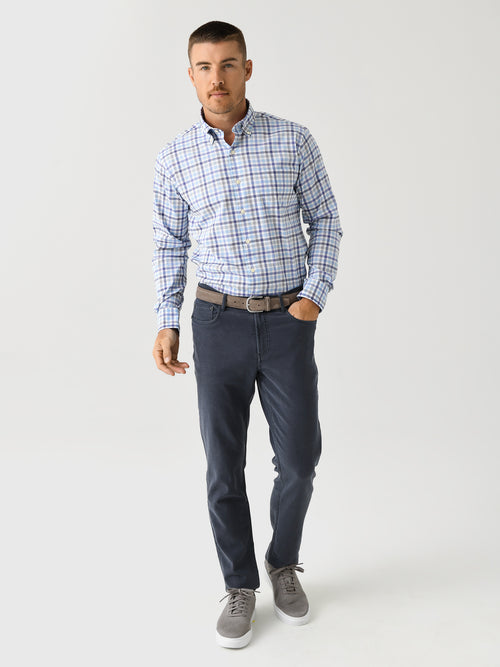Peter Millar Crown Men's Chambly Crown Lite Cotton-Stretch Sport Shirt