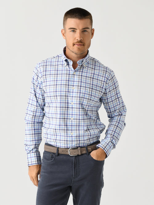 Peter Millar Crown Men's Chambly Crown Lite Cotton-Stretch Sport Shirt