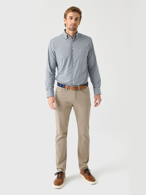 Peter Millar Crown Men's Prairie Performance Twill Sport Shirt