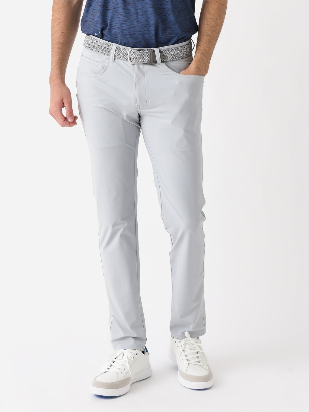 Peter Millar Crown Crafted Men's Bingham Performance Five-Pocket Pant - Saint Bernard