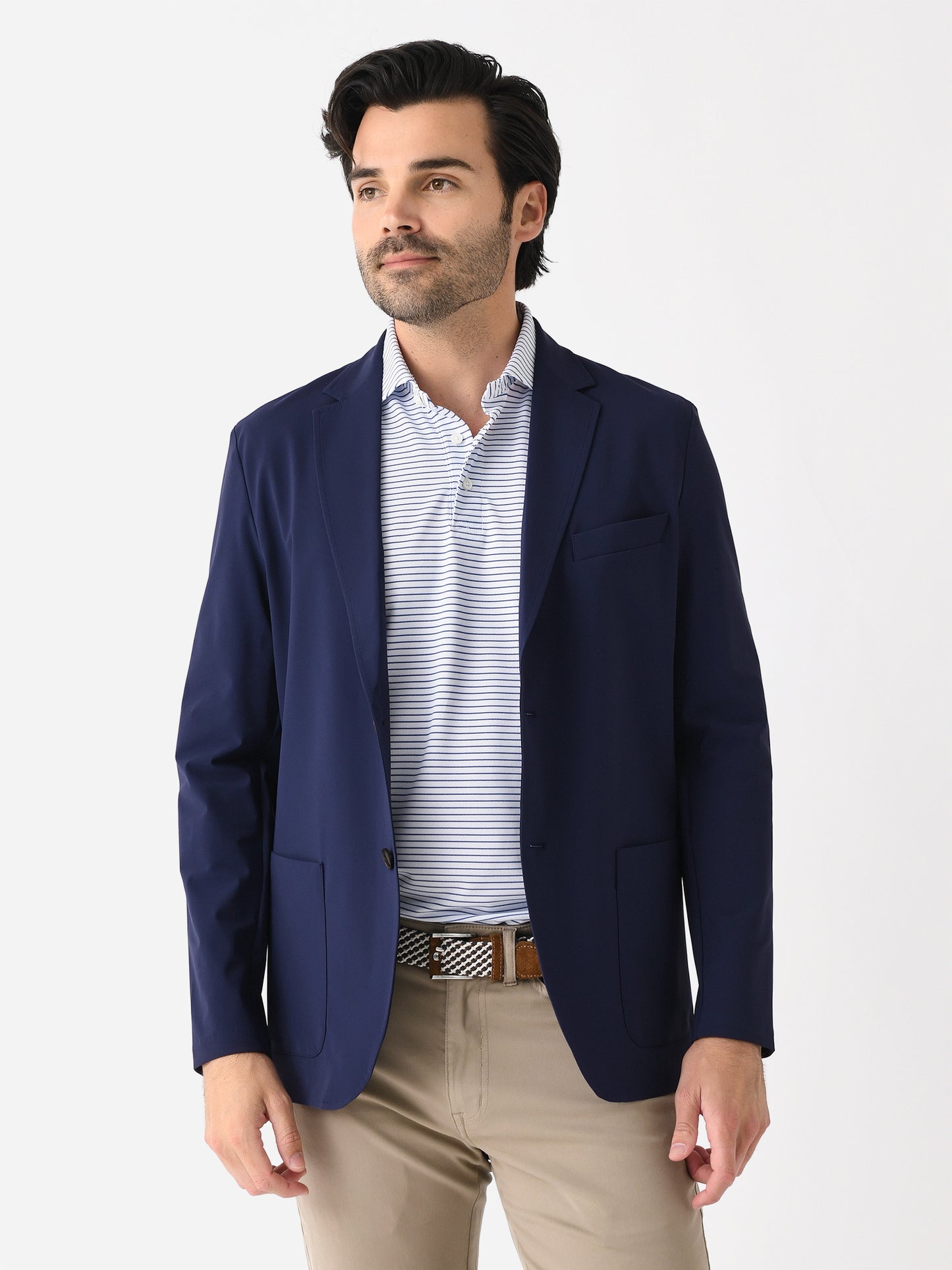 Peter Millar Crown Crafted Men's Bingham Performance Blazer - Saint Bernard