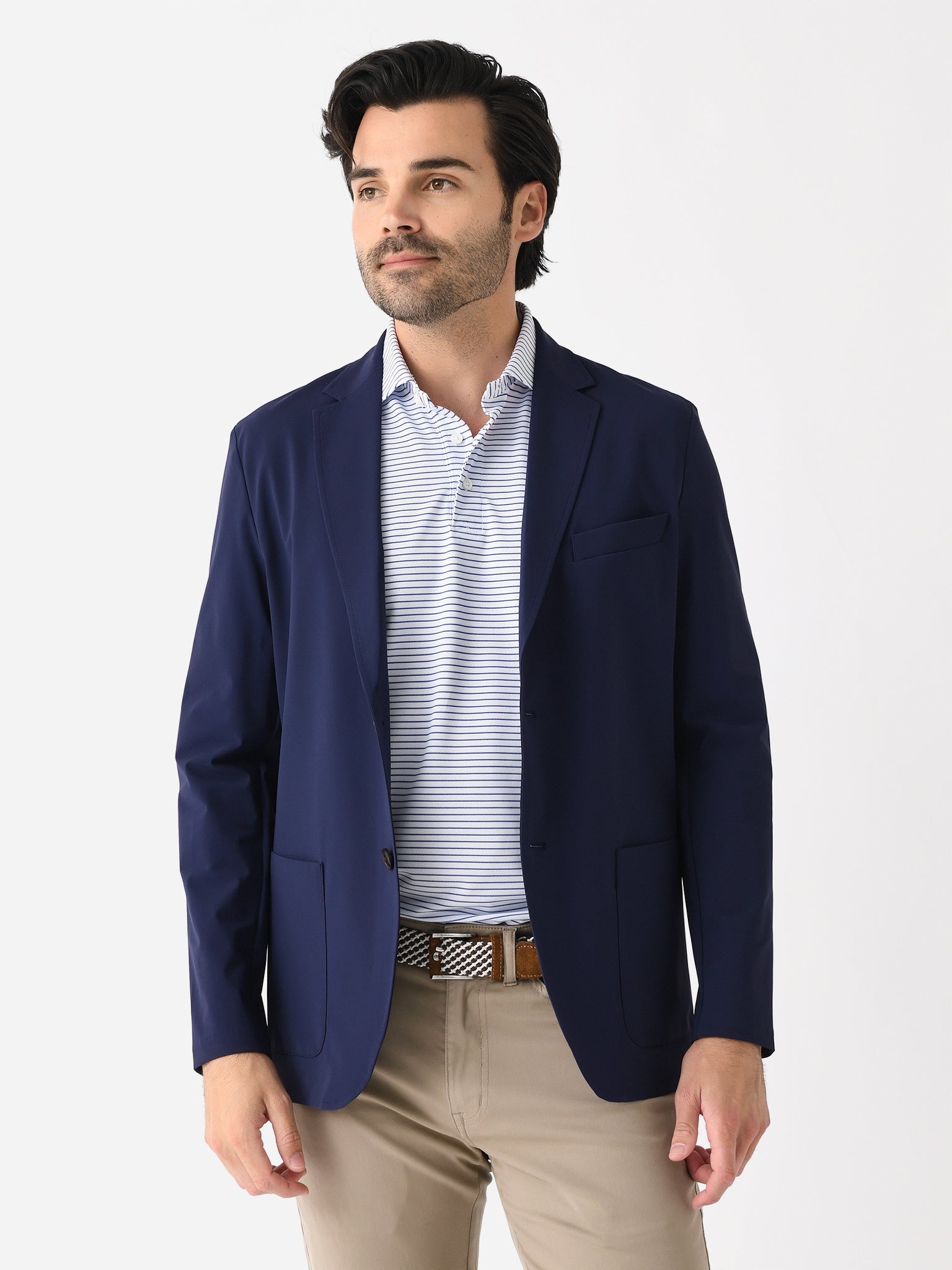 Peter Millar Crown Crafted Men's Bingham Performance Blazer - Saint Bernard