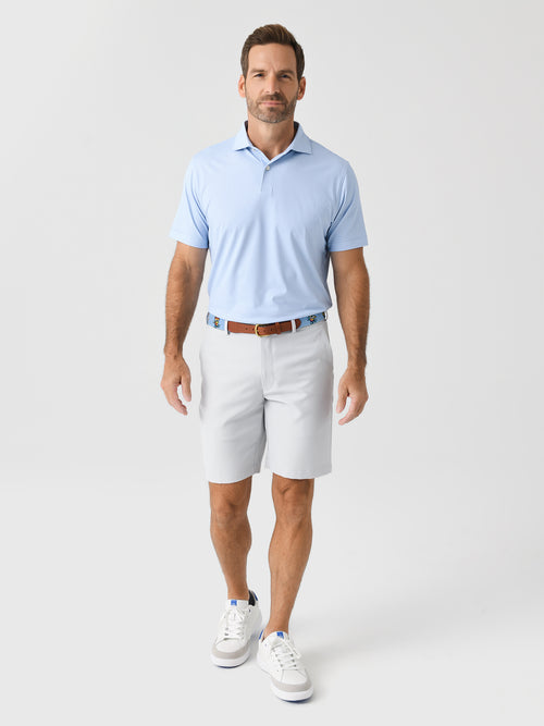 Peter Millar Crown Crafted Men's Delancey Dot Performance Jersey Polo