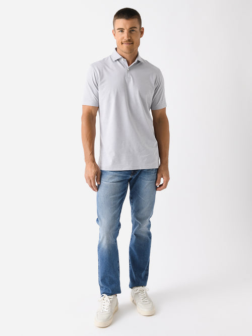 Peter Millar Crown Crafted Men's Albatross Cotton Blend Piqué Polo