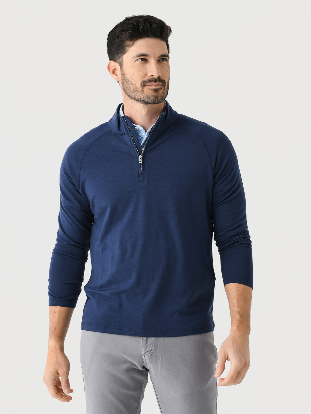 Peter Millar Crown Crafted Men's Excursionist Flex Performance Pullover - Saint Bernard
