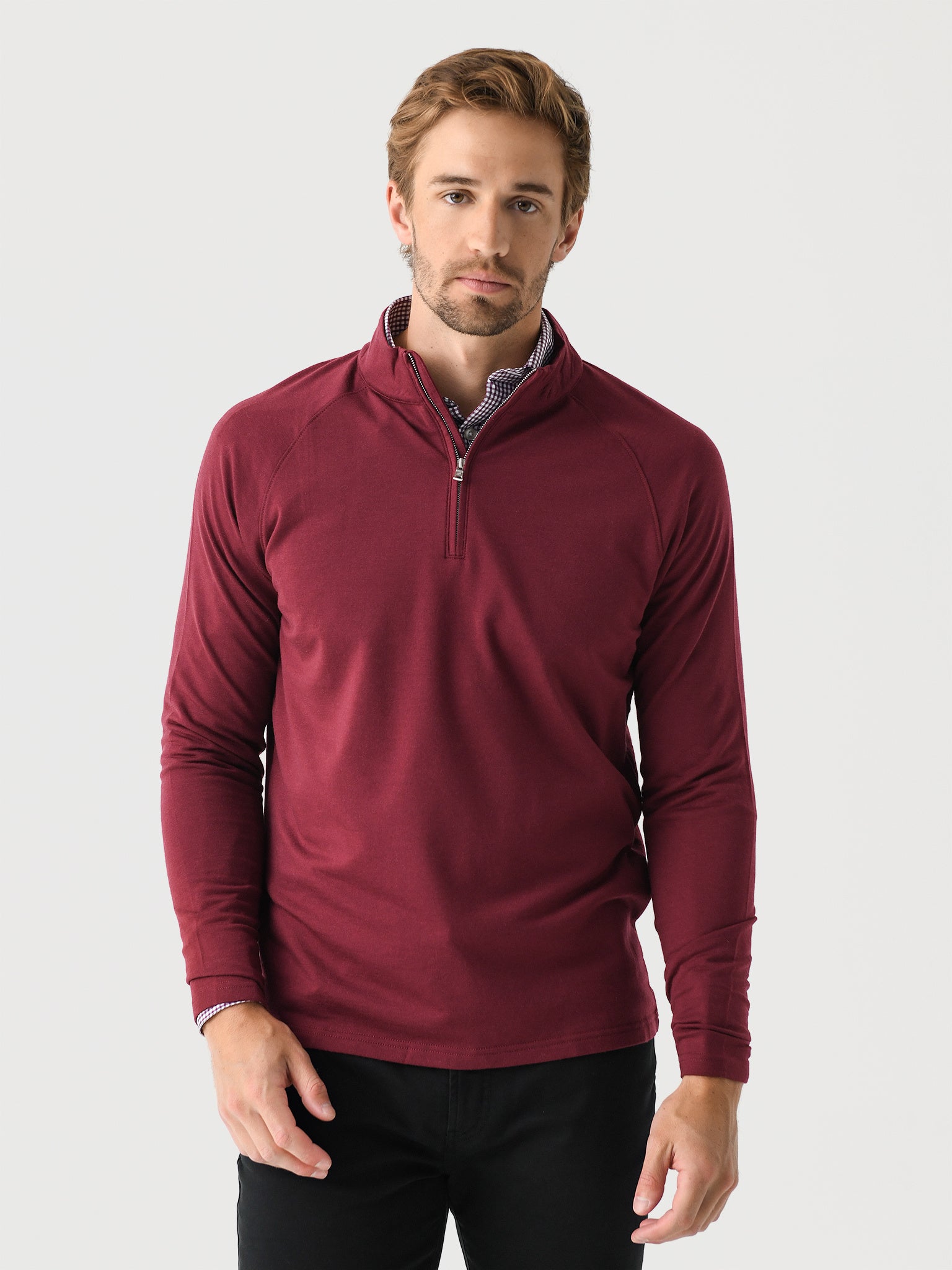 Peter Millar Crown Crafted Men's Excursionist Flex Performance Pullover - Saint Bernard