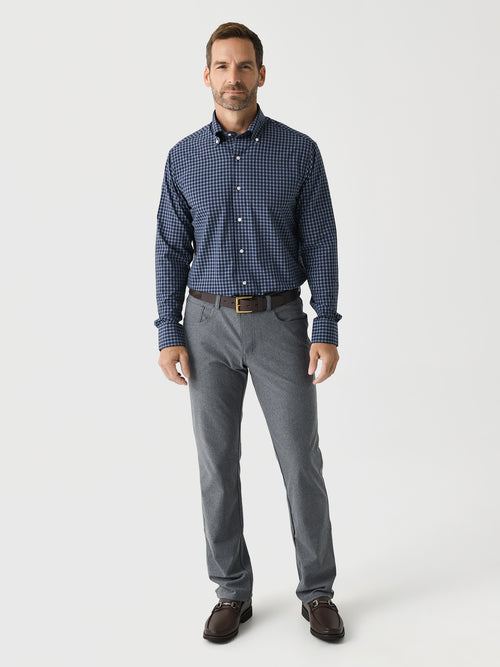 Peter Millar Crown Crafted Men's Orton Performance Poplin Sport Shirt