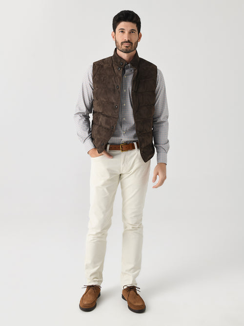Peter Millar Crown Crafted Men's Cordova Suede Vest