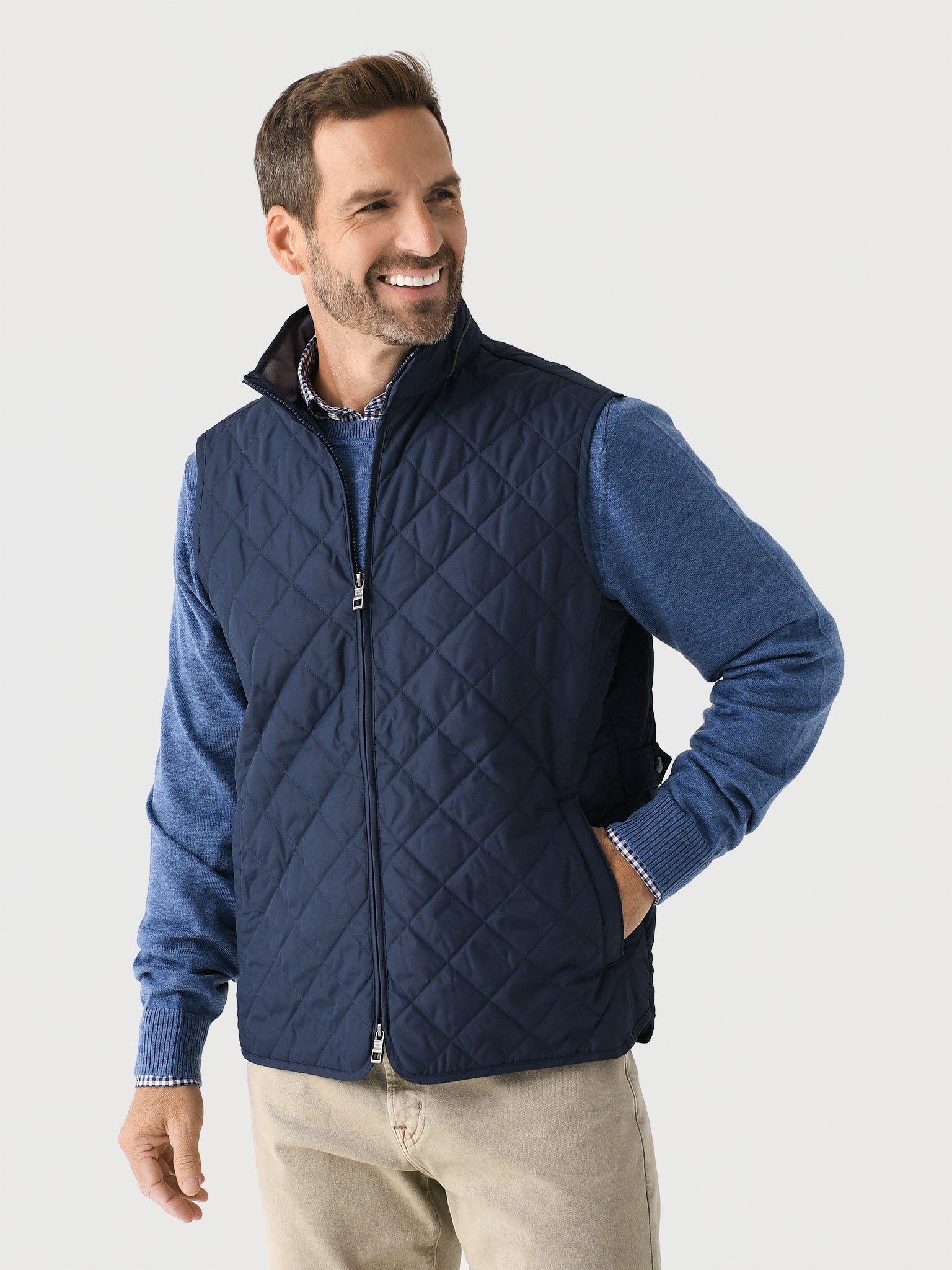 Peter Millar Crown Men's Essex Vest - Saint Bernard