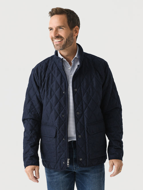 Peter Millar Crown Men's Suffolk Wool Coat