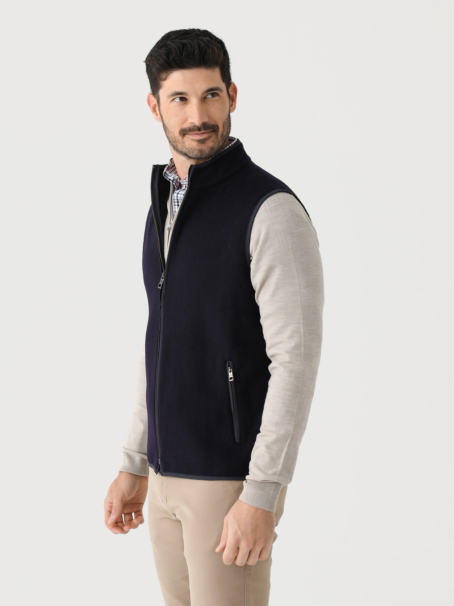 Peter Millar Crown Men's Flex Fleece Vest | $495.00 | Saint Bernard