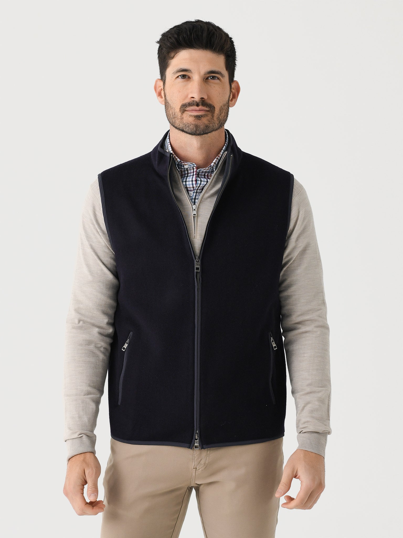Peter Millar Crown Men's Flex Fleece Vest | $495.00 | Saint Bernard