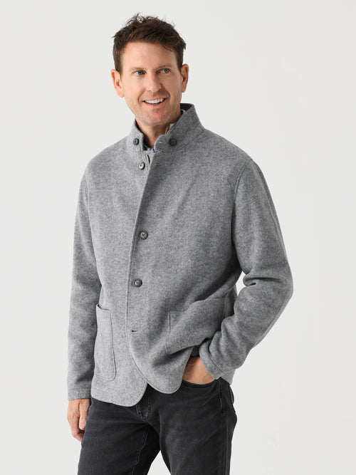 Peter Millar Crown Men's Flex Fleece Zip Blazer