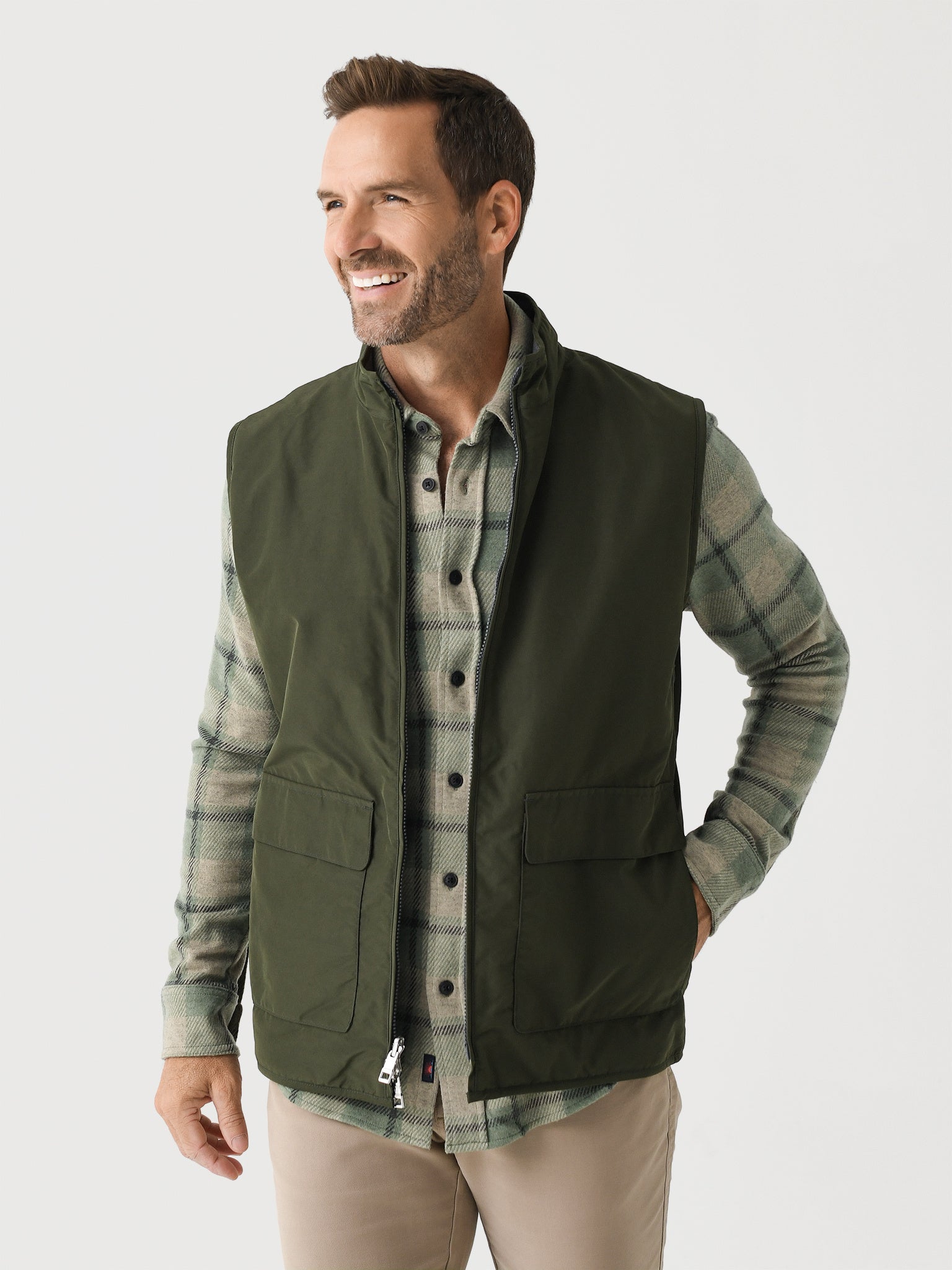 Peter Millar Crown Men's Brentwood Reversible Fleece Vest