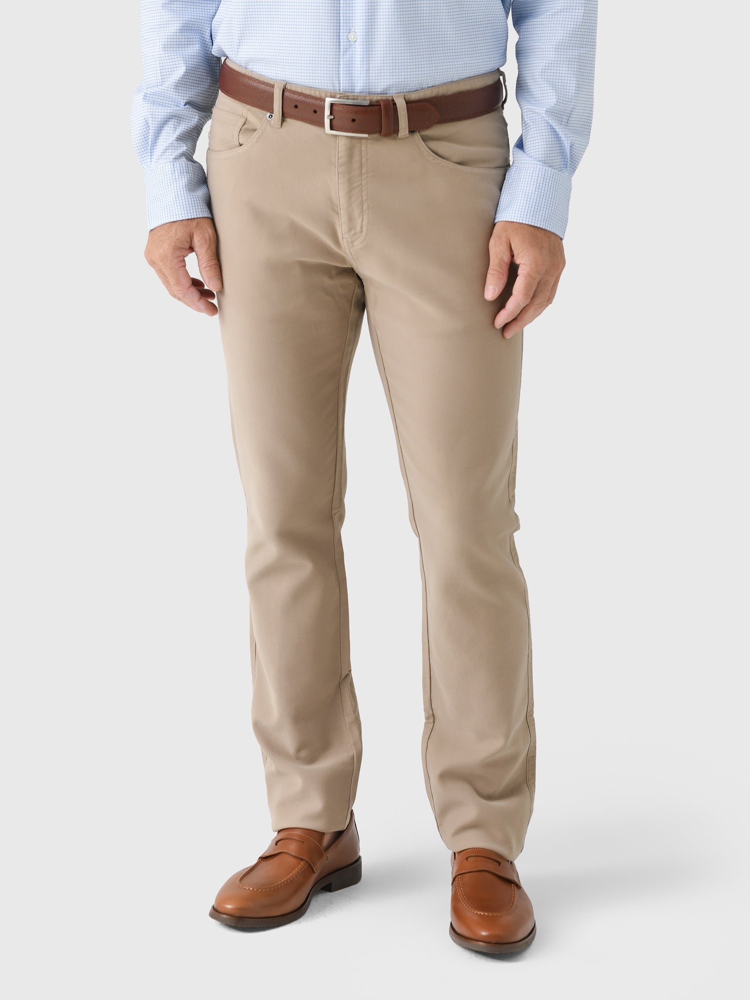 Peter Millar Crown Crafted Men's Ridgeline Five-Pocket Pant - Saint Bernard