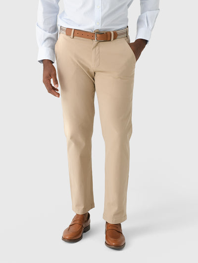 Peter Millar Crown Men's Signature Sateen Flat Front Trouser - Saint Bernard