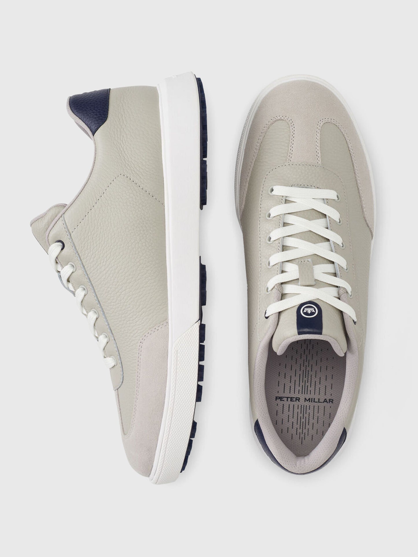 Peter Millar Crown Sport Men's Drift Leather Hybrid Course Shoe - Saint Bernard