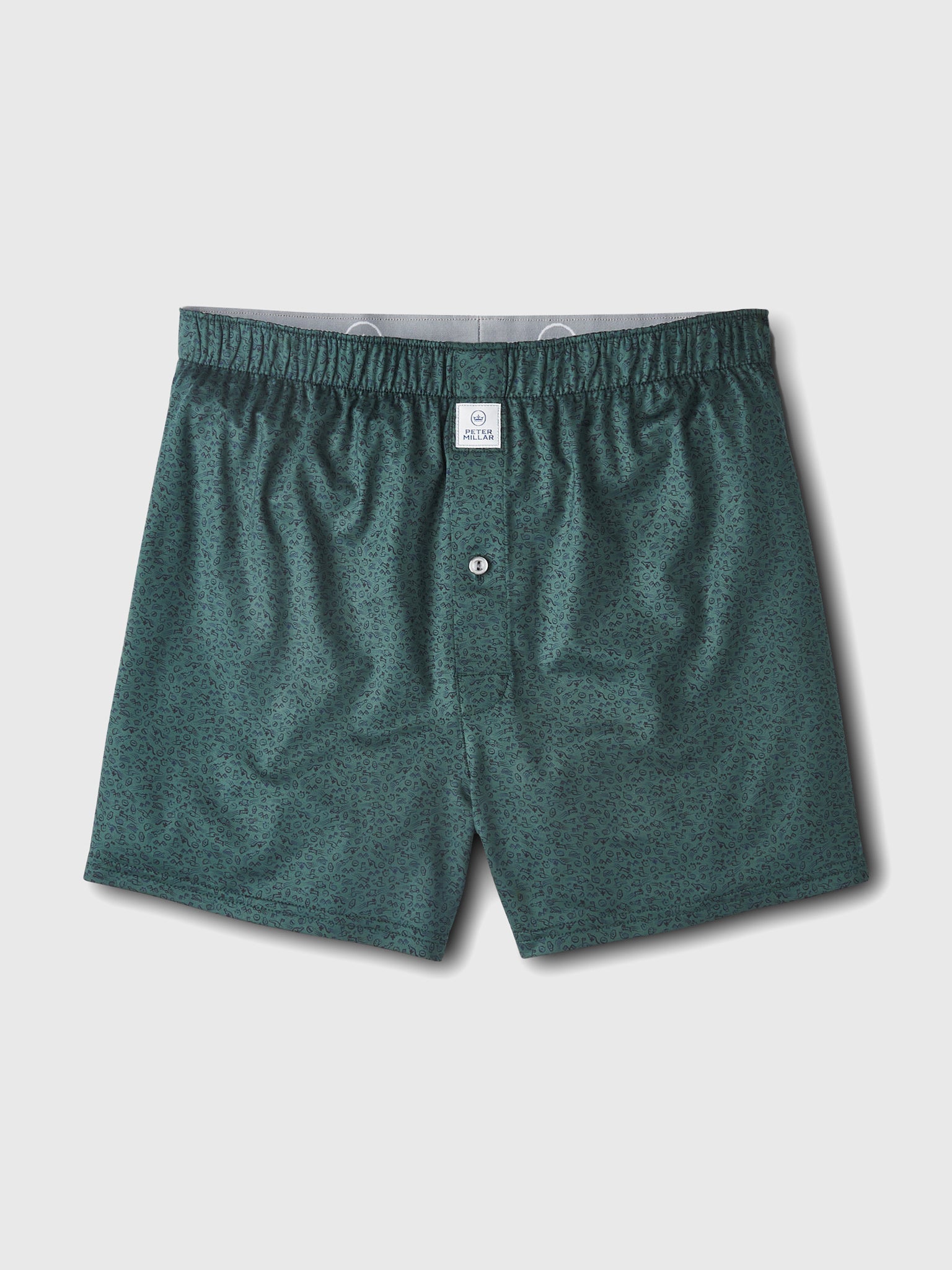 Peter Millar Crown Sport Men's No Slow Play Performance Boxer Short - Saint Bernard