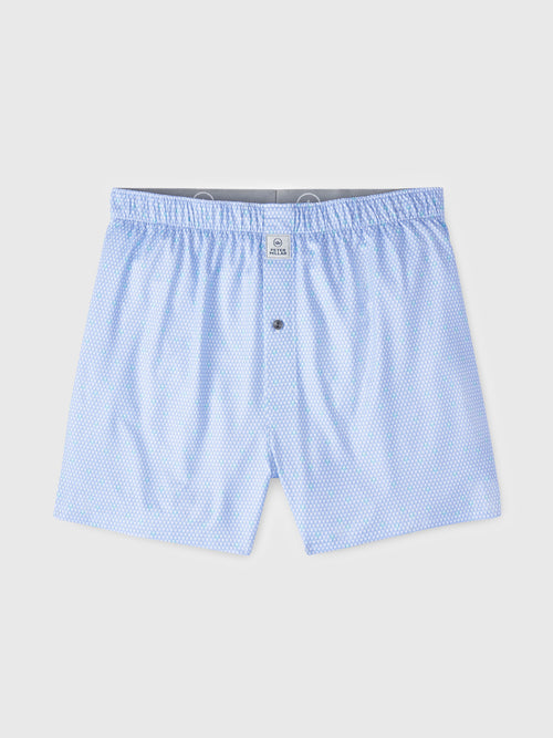 Peter Millar Crown Sport Men's Geo Skull Performance Boxer Short