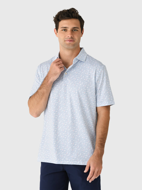 Peter Millar Crown Sport Men's Ace Of Spades Performance Jersey Polo