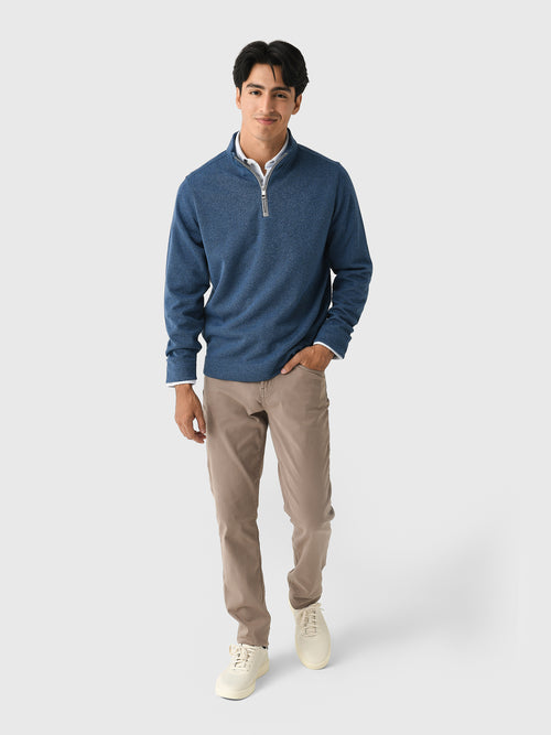 Peter Millar Crown Men's Sweater Fleece Quarter-Zip