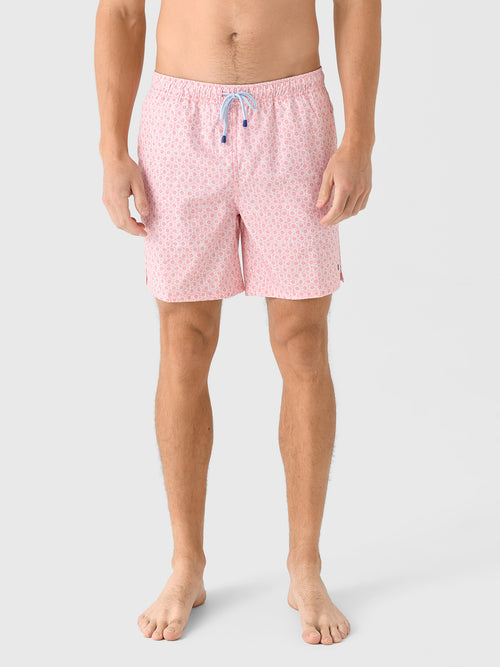 Peter Millar Crown Men's Pineapple Slice Swim Trunk