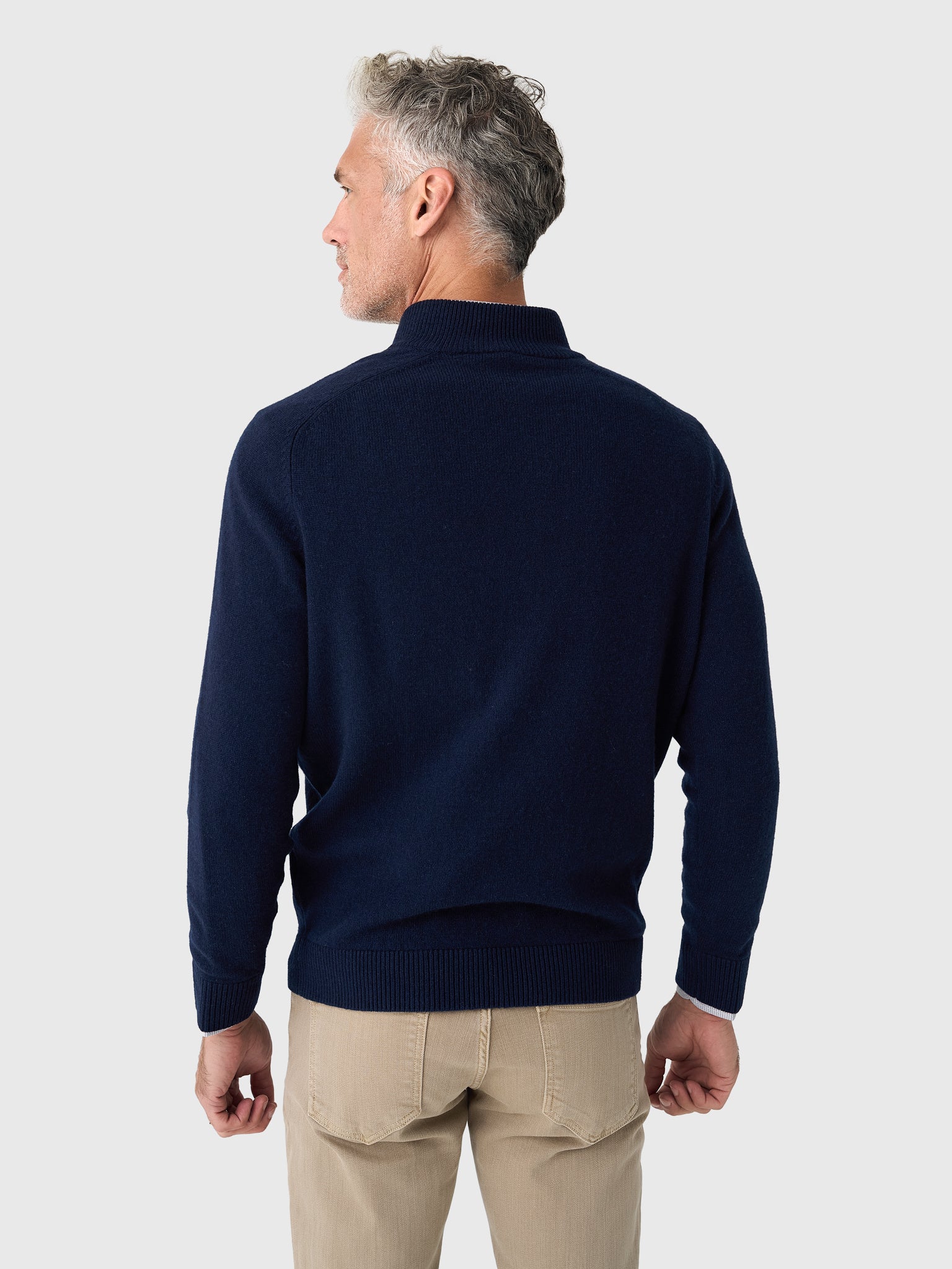 Peter Millar Crown Men's Crescent Quarter-Zip Sweater – Saint Bernard