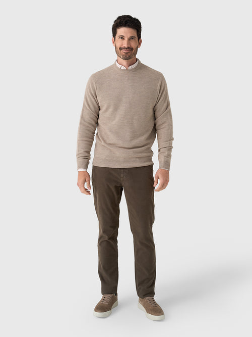 Peter Millar Crown Men's Autumn Crest Honeycomb Crewneck Sweater