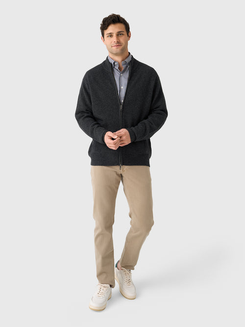 Peter Millar Crown Men's Crescent Full-Zip Sweater