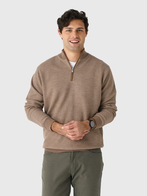 Peter Millar Crown Men's West Quarter-Zip Sweater