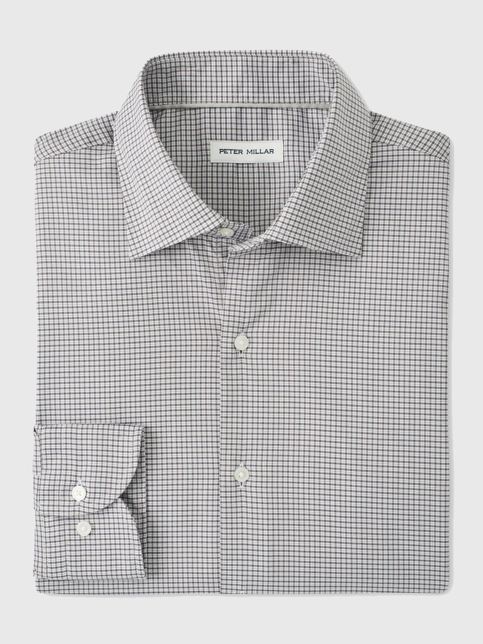 Peter Millar Crown Men's Jackson Crown Lite Cotton-Stretch Sport Shirt - Saint Bernard