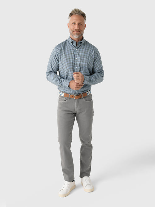 Peter Millar Crown Men's Conway Crown Lite Cotton-Stretch Sport Shirt