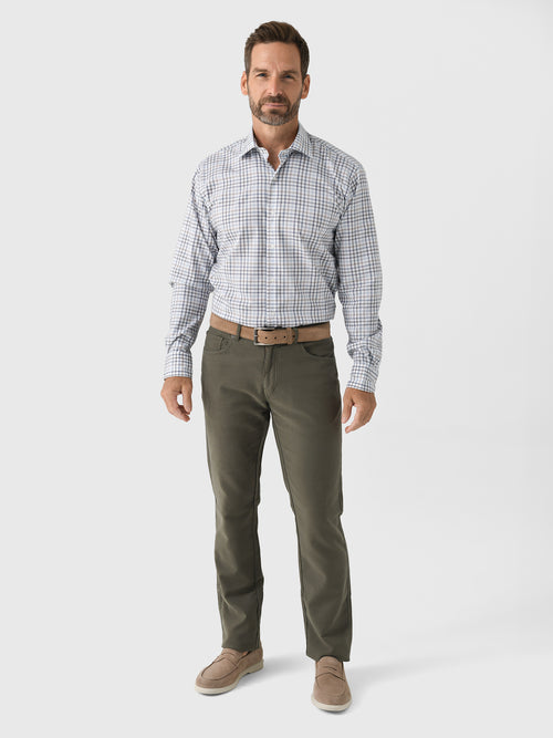 Peter Millar Crown Men's North Coast Crown Lite Cotton-Stretch Sport Shirt