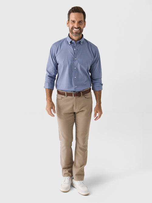 Peter Millar Crown Men's Stowe Crown Lite Cotton-Stretch Sport Shirt