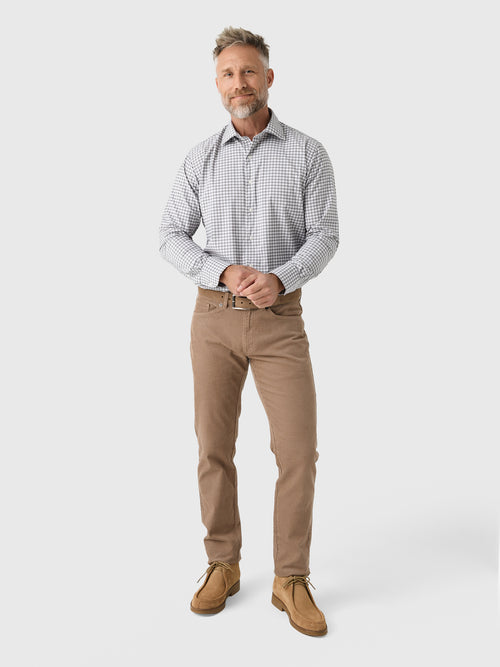 Peter Millar Crown Men's Fairbanks Performance Twill Sport Shirt