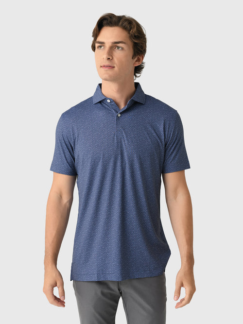 Peter Millar Crown Crafted Men's Bittersweet Performance Jersey Polo