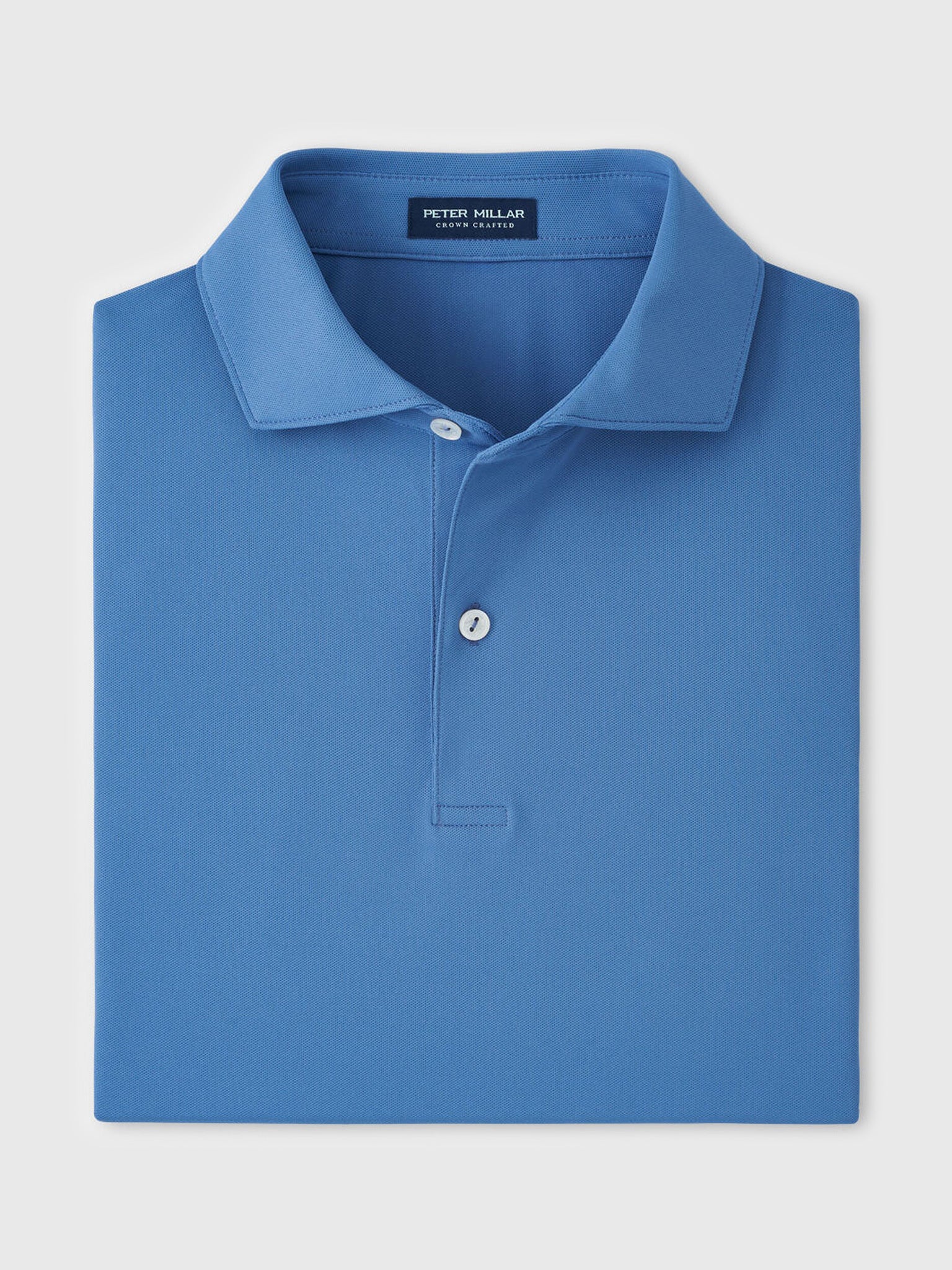 Peter Millar Crown Crafted Men's Soul Performance Mesh Polo - Saint Bernard