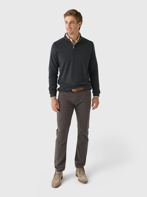 Peter Millar Crown Crafted Men's Grant Birdseye Quarter-Zip