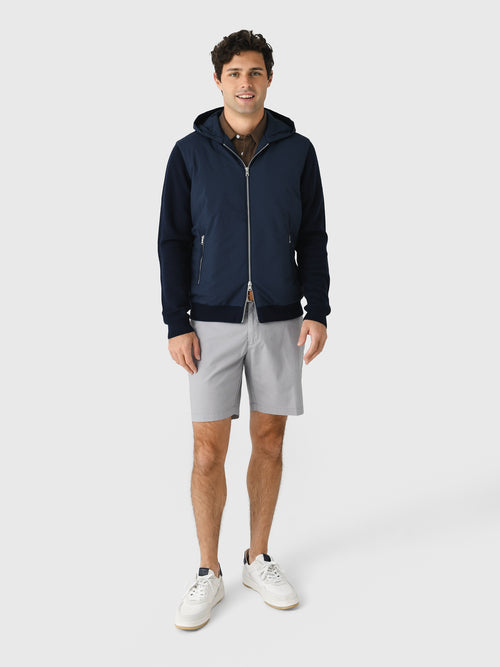 Peter Millar Crown Crafted Men's Holdridge Hybrid Full-Zip Hoodie Sweater