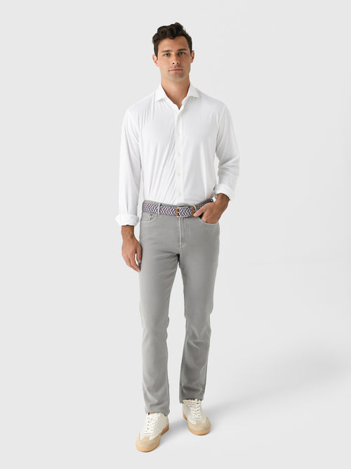 Peter Millar Crown Crafted Men's Excursionist Flex Solid Sport Shirt