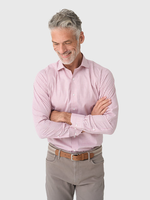 Peter Millar Crown Crafted Men's Torino Cotton Sport Shirt