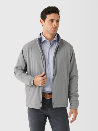 パインハースト　PETER MILLAR グレー ナイロンジャケット Peter Millar Crown Crafted Men's Ryder Reversible Jacket | $375.00