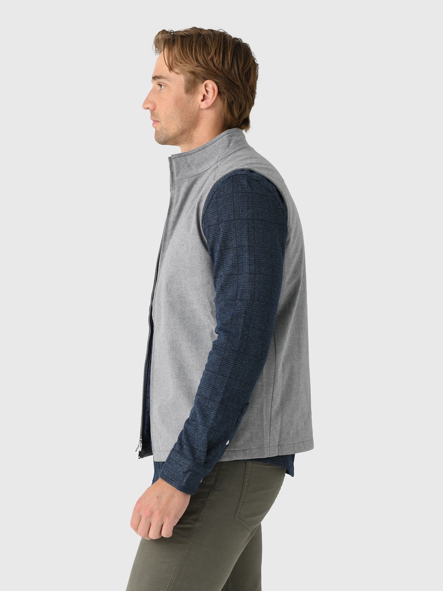 Peter Millar Crown Crafted Men's Cambridge Wool Vest - Saint Bernard