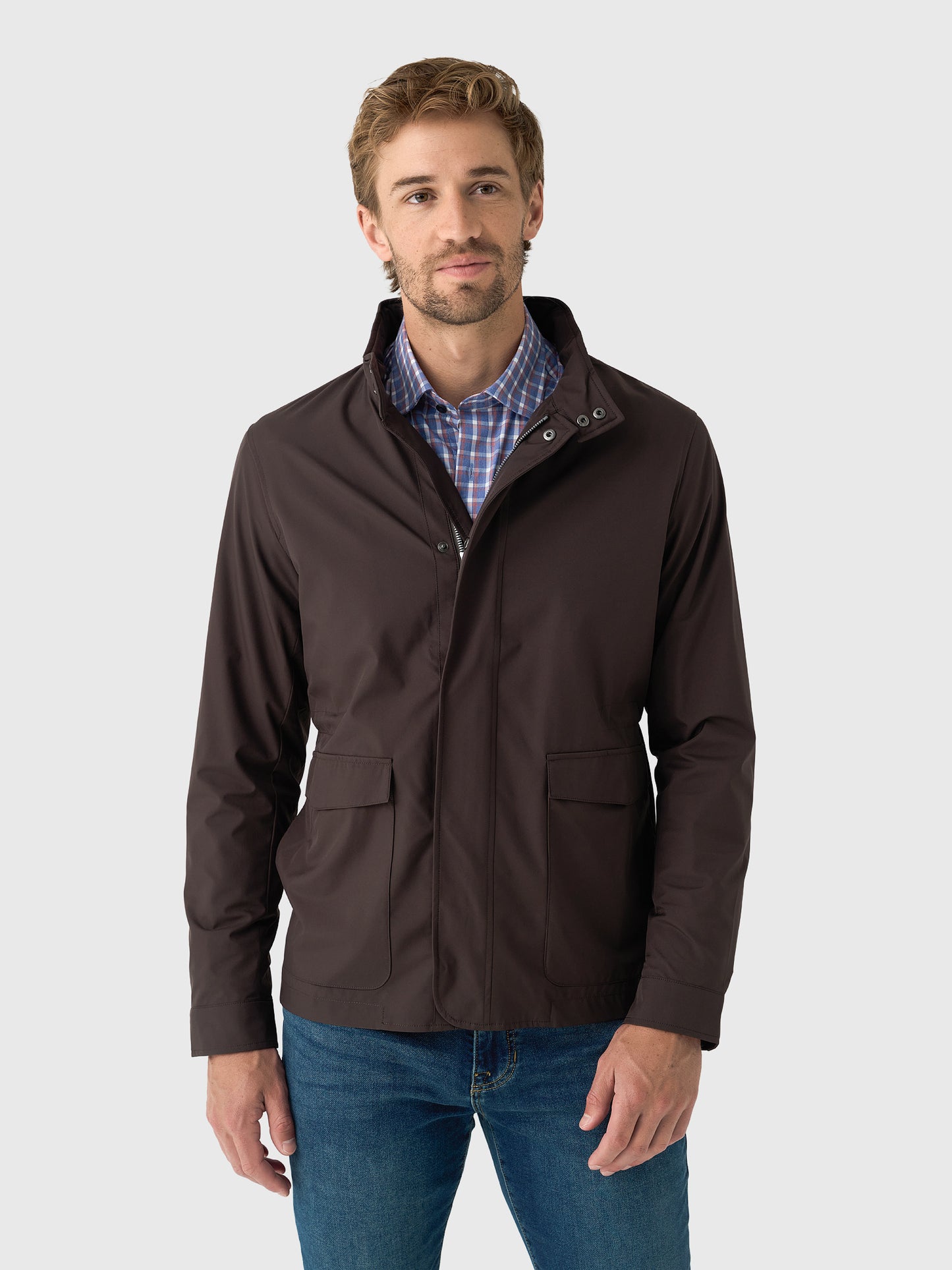 Peter Millar Crown Crafted Men's Discovery Field Jacket - Saint Bernard