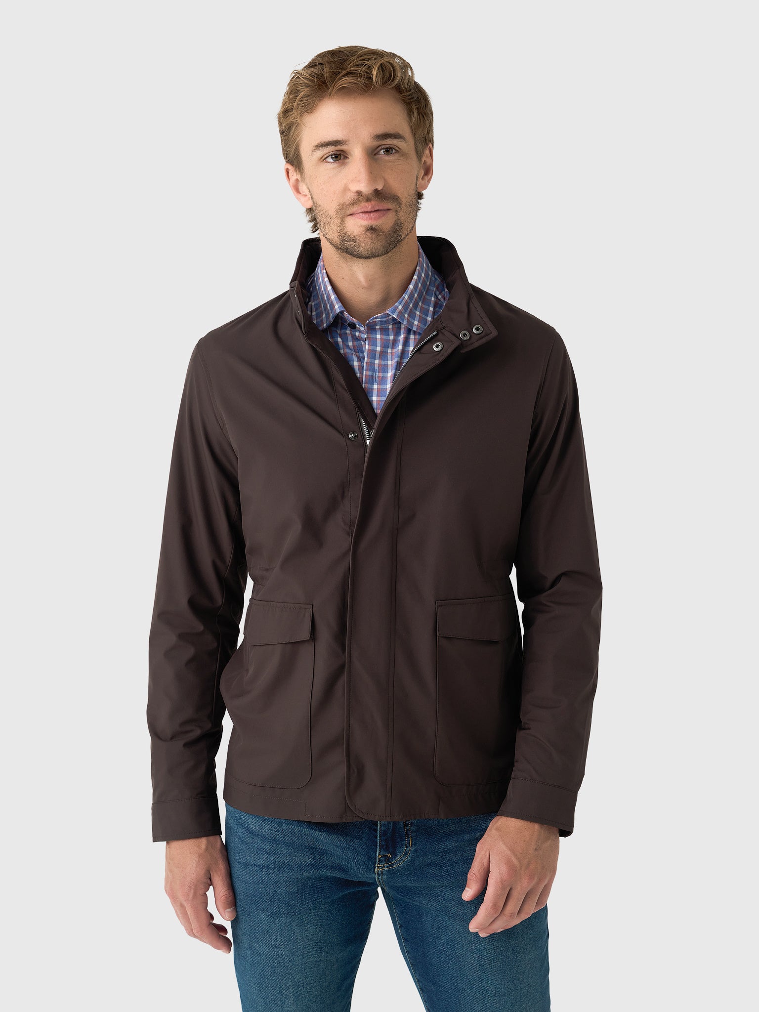 Peter Millar Crown Crafted Men's Discovery Field Jacket - Saint Bernard
