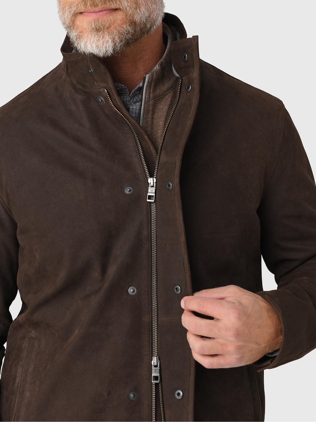Peter Millar Crown Men's Norwalk Nubuck Coat - Saint Bernard