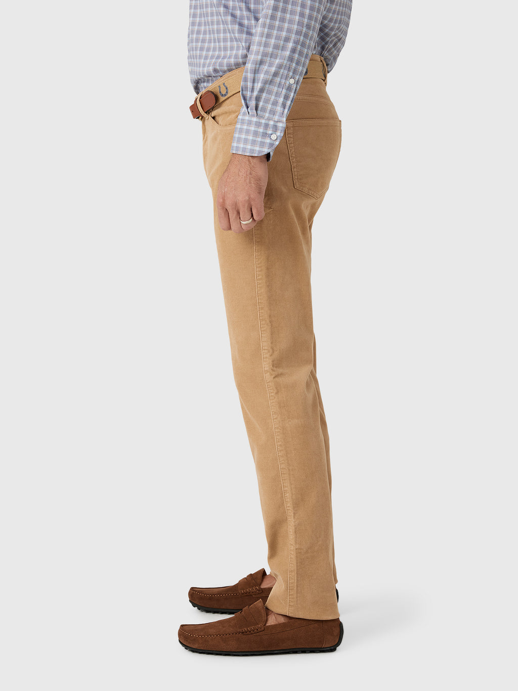 Peter Millar Crown Men's Classic Comfort Corduroy Five Pocket Pant - Saint Bernard