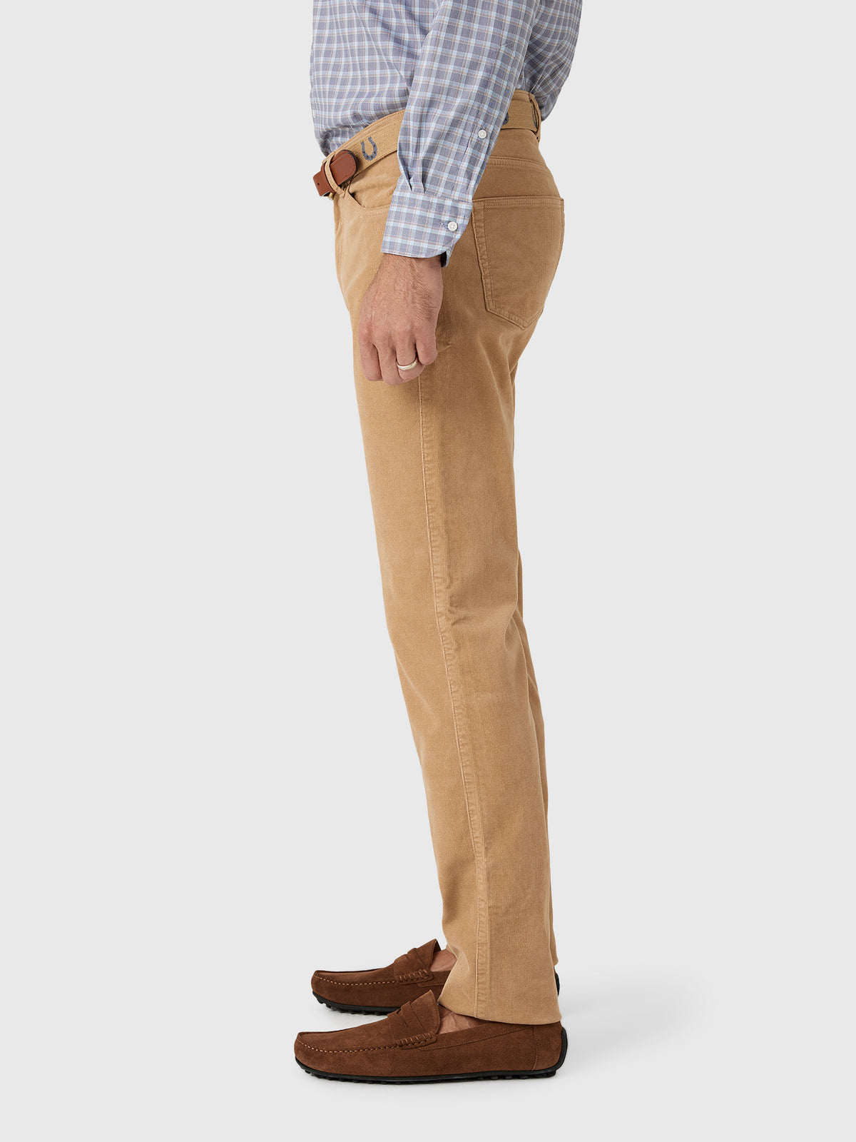 Peter Millar Crown Men's Classic Comfort Corduroy Five Pocket Pant - Saint Bernard