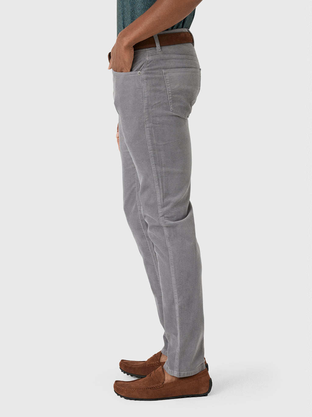 Peter Millar Crown Men's Classic Comfort Corduroy Five Pocket Pant - Saint Bernard