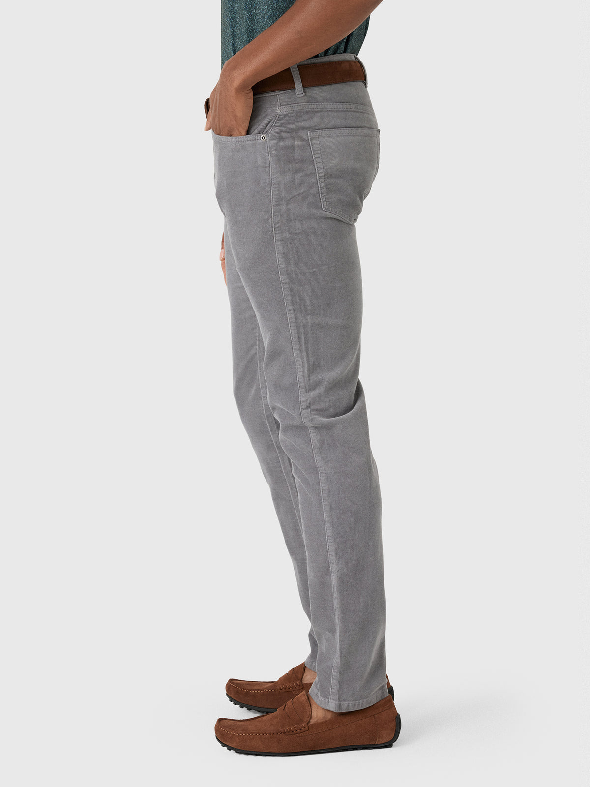 Peter Millar Crown Men's Classic Comfort Corduroy Five Pocket Pant - Saint Bernard
